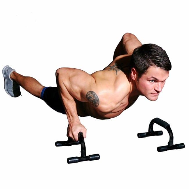 Cap Barbell Push Up Bars Workout